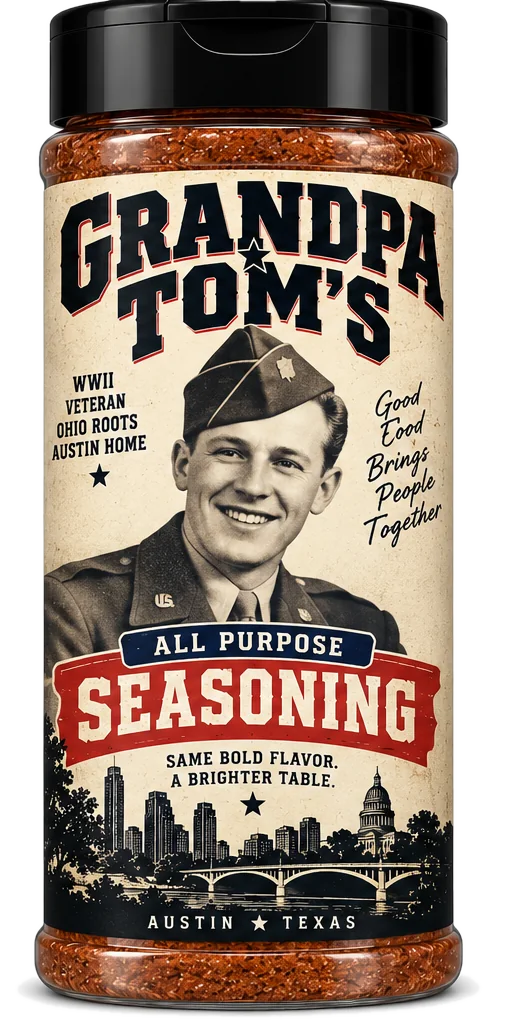 Grandpa Tom's All Purpose Seasoning, 5.5 oz jar