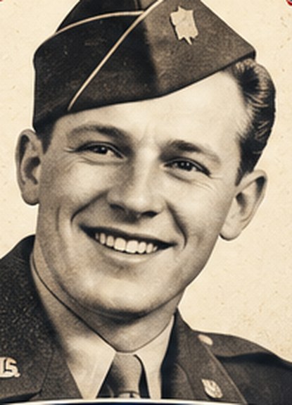 Tom V. Dowding in his U.S. Army uniform during World War II